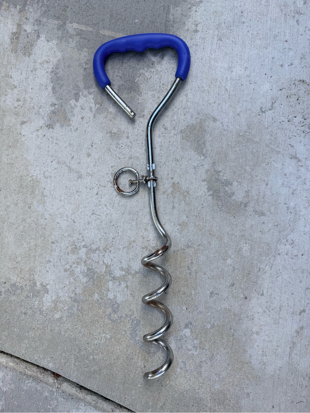 Beach or Grass hook dog leash holder